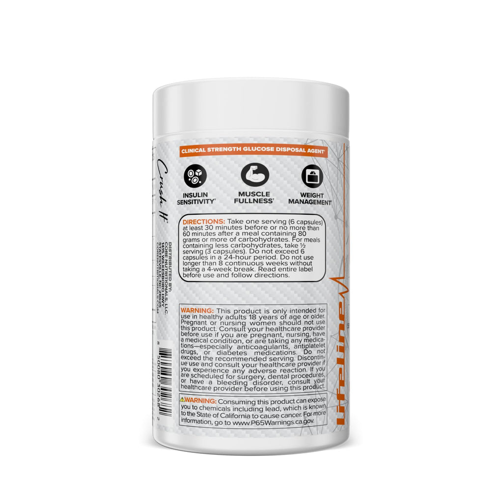 Core Nutritionals GDA | Berberine, Cinnamon, Chromium & Gymnema | Daily Nutrient Support for Active Lifestyles | 180 Capsules