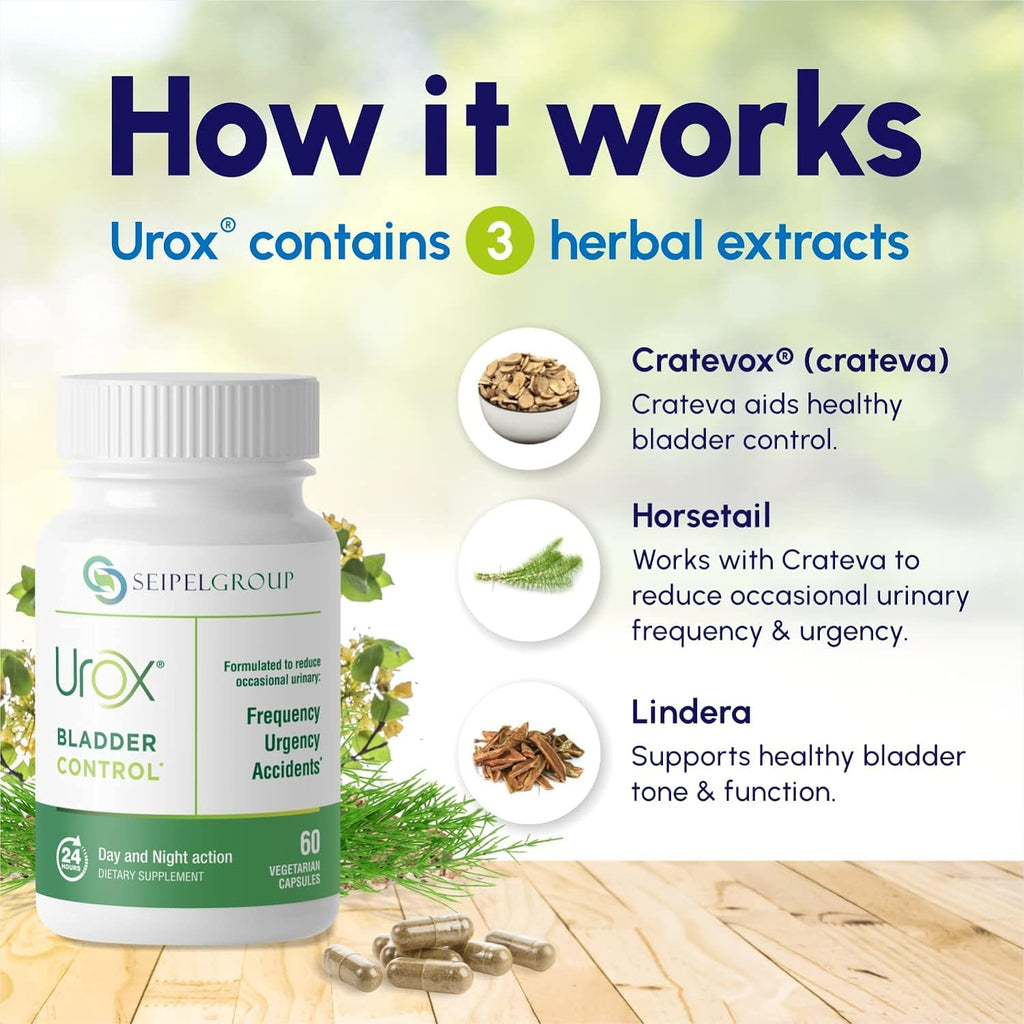 Bladder Control, Safe and Effective Bladder Support Supplement for Men & Women, Helps Reduce Urinary Leakage, Incontinence, Frequency, Urgency, Night Trips to Bathroom - 60 Vegetarian Capsules