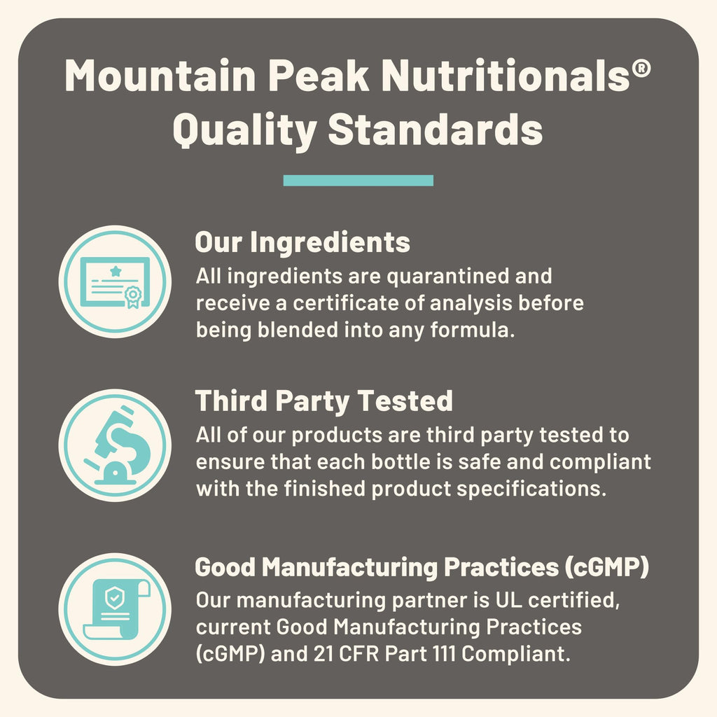 Mountain Peak Nutritionals Mood Support Formula - Supports Serotonin Levels - Hypoallergenic Dietary Supplement (90 Vegetarian Capsules)