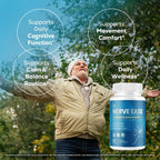 (5 Pack) Nerve Ease Capsules - Nerve Ease Advanced Nerve Support Pills, NerveEase Support Maximum Strength All Natural Premium Formula for Overall Health & Wellness, 300 Capsules for 5 Months