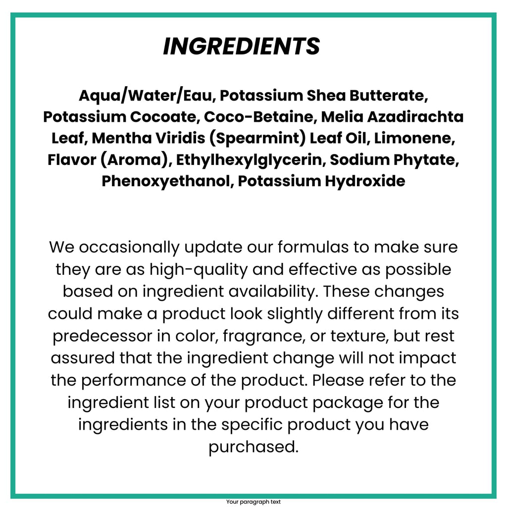 Alaffia Everyday Shea Body Wash, Naturally Helps Moisturize and Cleanse Without Stripping Natural Oils with Fair Trade Shea Butter, Neem, and Coconut Oil Vanilla Mint 32 fl oz - 2 Pack