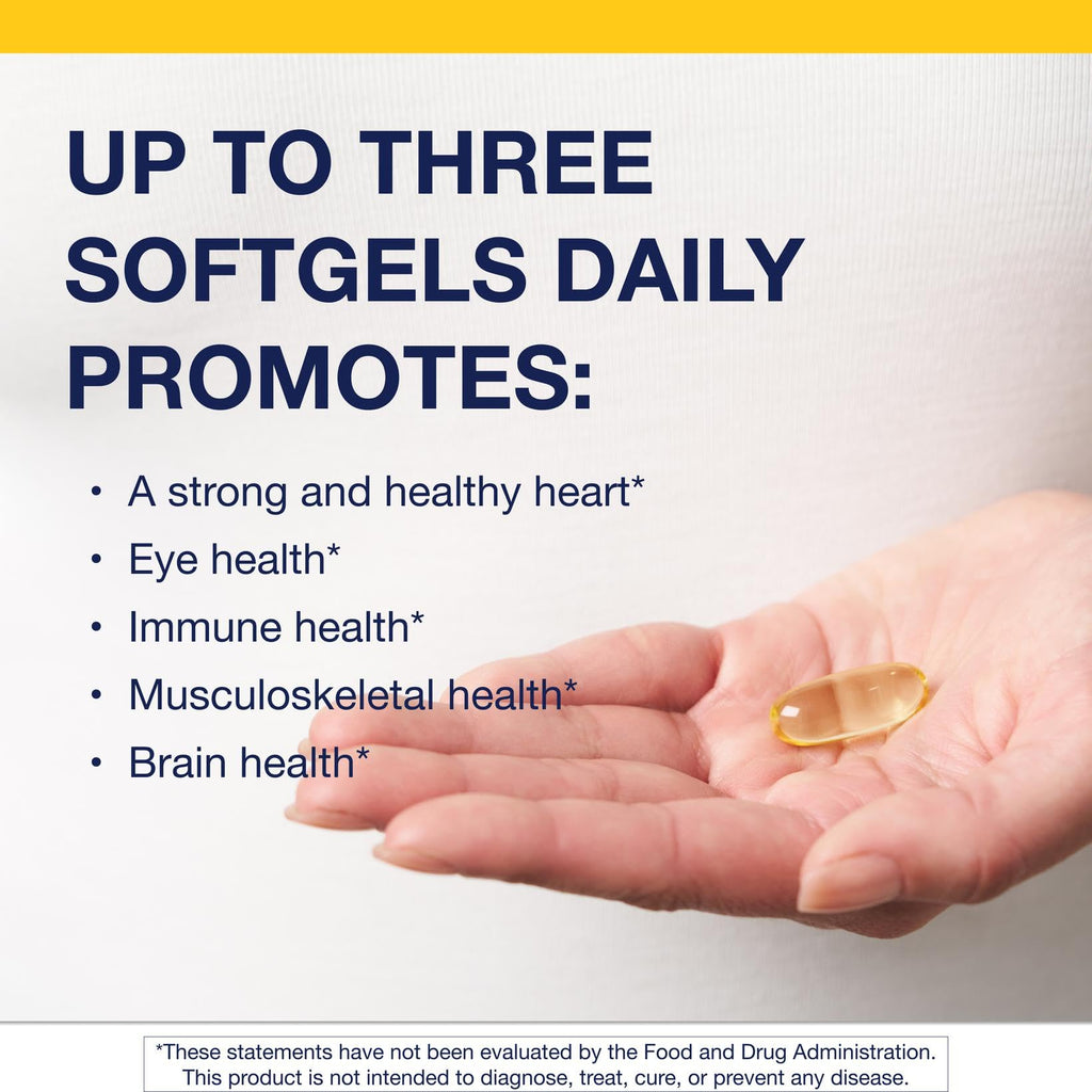 Metagenics OmegaGenics EPA-DHA 1000 mg - High Potency Omega-3 Fish Oil Supplement for Heart, Brain & Joint Health* - Sustainably Sourced - 120 Softgels