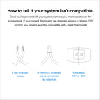 Google Nest Thermostat - Smart Thermostat for Home - Programmable Wifi Thermostat - Charcoal