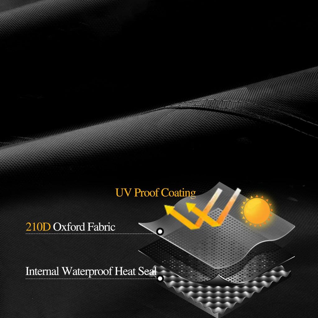 8 FT Round Inflatable Pool Cover, Outdoor Swimming Pool Cover, Dustproof Waterproof Prevent Leaves, Prevent from Debris Pool Cover, Elastic Bands for Easy Installation(Black)