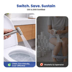 BRITULIF Handheld Bidet Sprayer for Toilet, Jet Sprayer for Toilet Muslim Shower, Adjustable Cloth Diaper Sprayer Bidets Attachment for Toilet, Toilet Bidet Sprayer with Bidet Hose for Feminine Wash