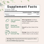 Maximum Strength Vitamin A 25000 IU | 500 Softgels with Coconut Oil for Better Absorption | Essential Vitamins | Non-GMO, Easy to Swallow