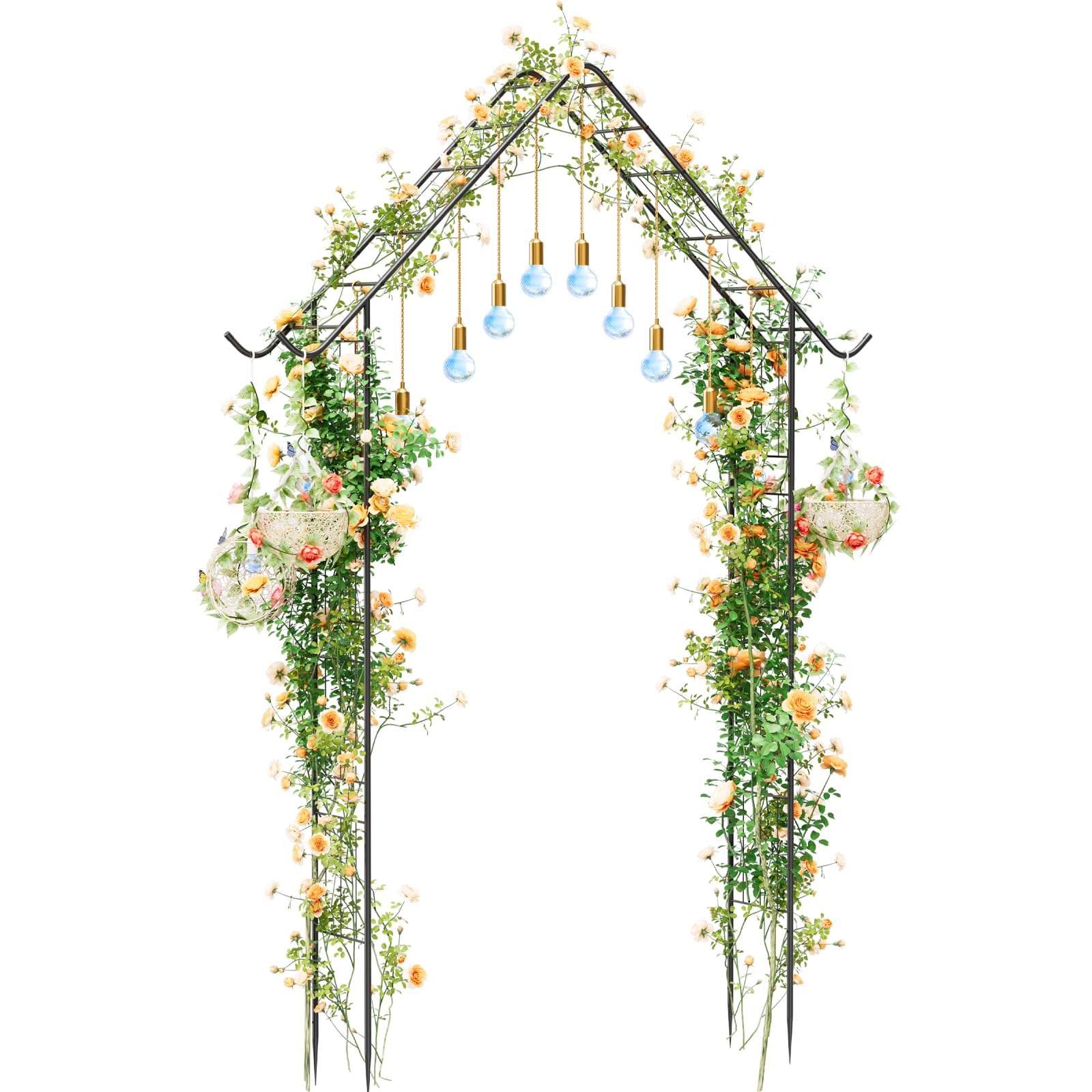 Heavy Duty Garden Arch Trellis for Climbing Plants Garden Arbor Arches