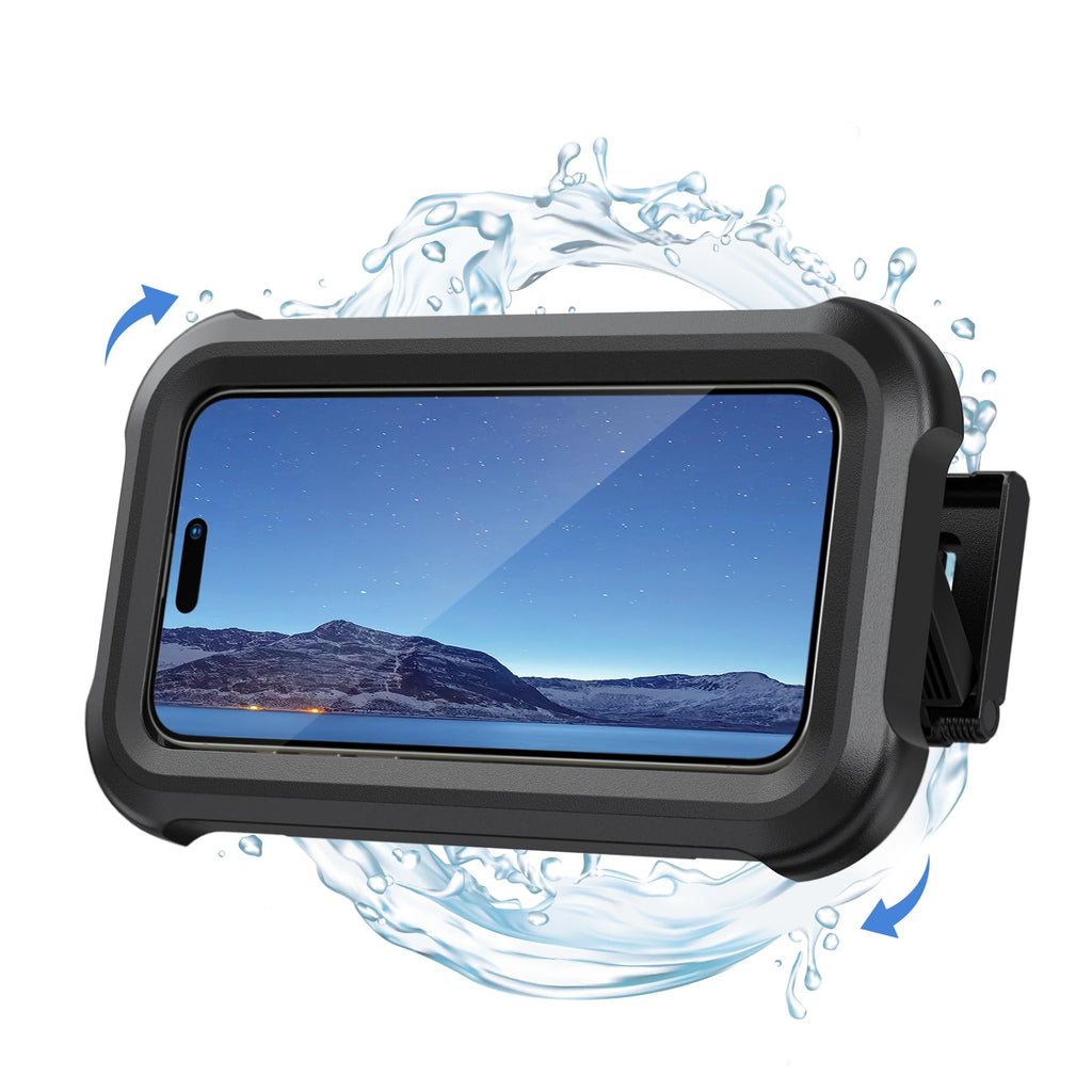 Lamicall Waterproof Shower Phone Holder, Bathroom Accessories for iPhone