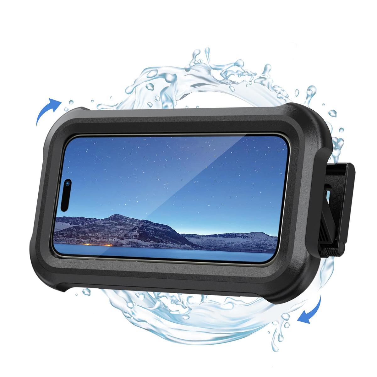 Lamicall Waterproof Shower Phone Holder, Bathroom Accessories for iPhone