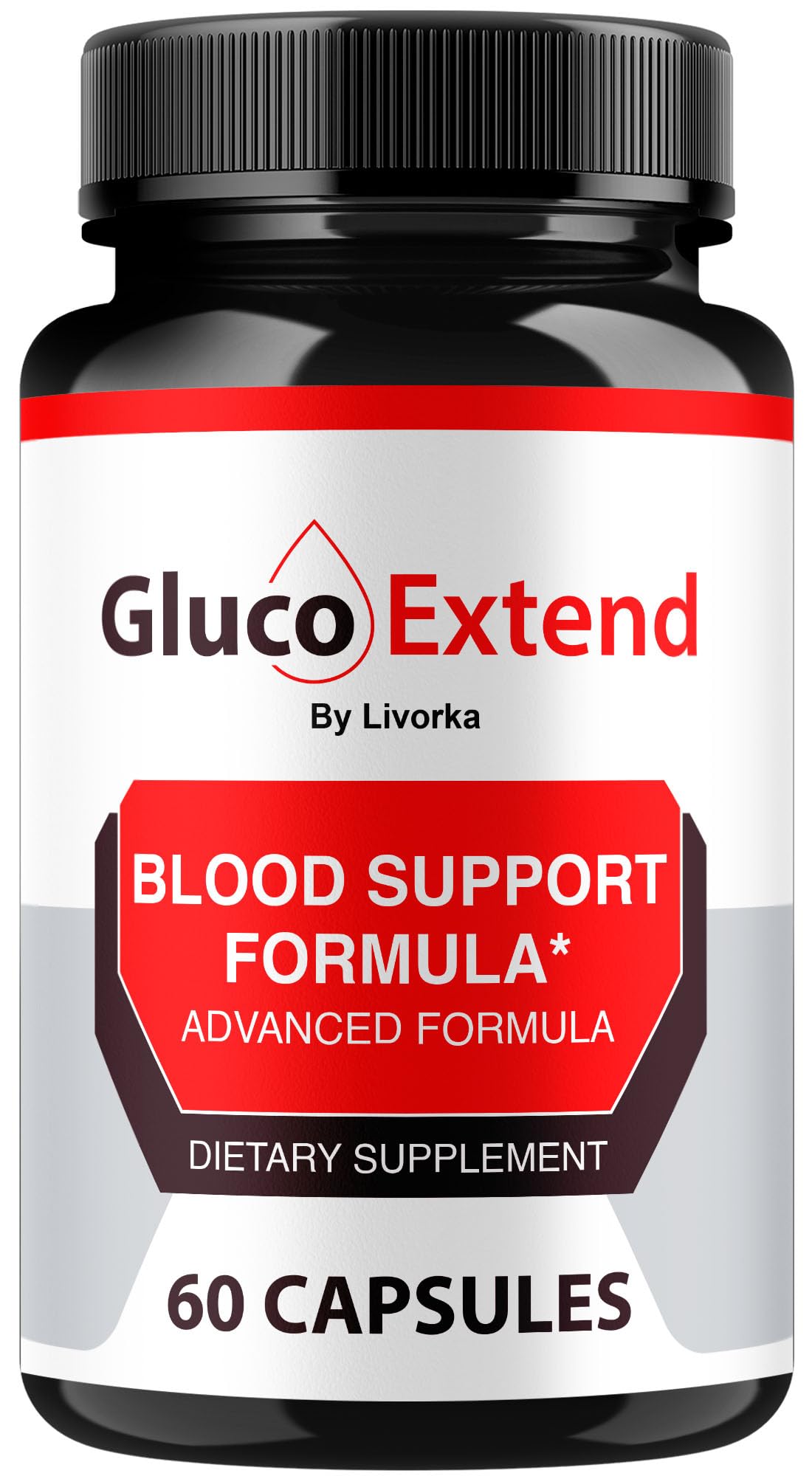 Gluco Extend - Gluco Extend Capsules Supports Healthy Levels All Natural Ingredients, GlucoExtend Pills Maximum Strength, Glucoextend Advanced Supplement Formula, 60 Capsules for 1 Month
