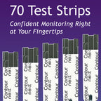 Ascensia Contour Next Blood Glucose Test Strips for Diabetes – 70 Count (1 Pack) - Accurate, No Coding, Second-Chance Sampling, Compatible with All Contour Next Meters for Easy Blood Sugar Testing