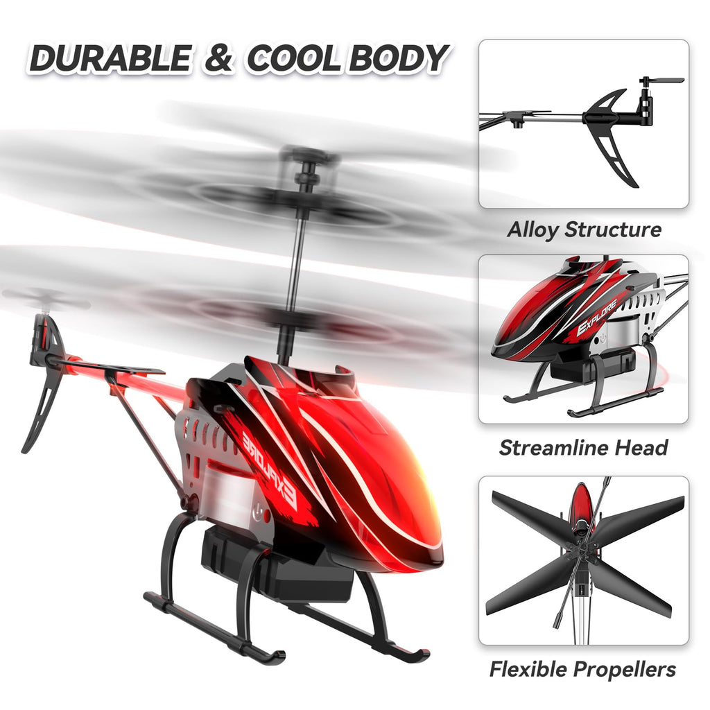 BUSSGO RC Helicopter, Remote Control Helicopter for Kids