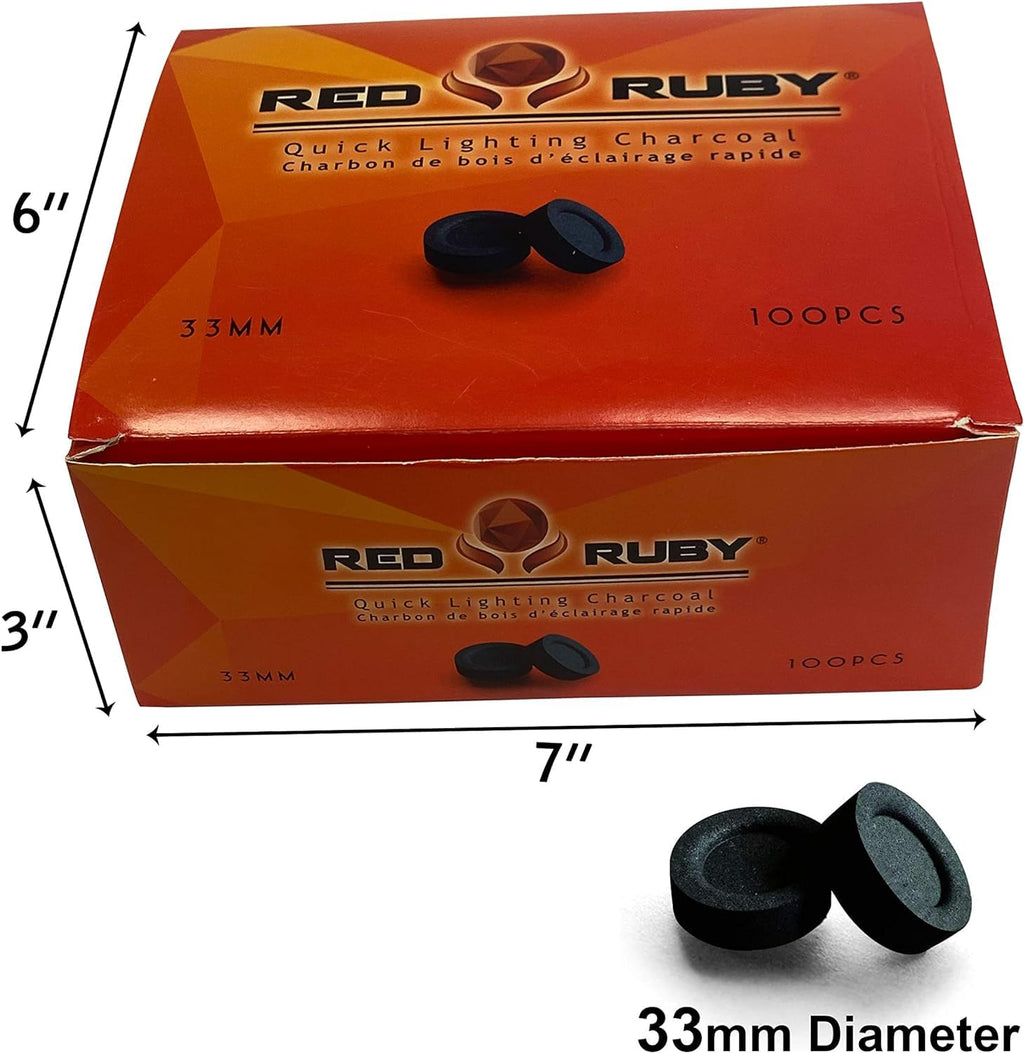 Coal Disks for Incense - Pack of 200 Coal Briquettes - 20 Rolls of 10 Tablets - Quicklighting - Slow Burning