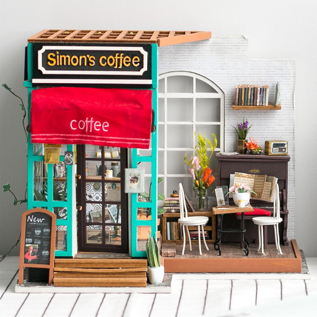 Rolife 1:20 Miniature House Kits-Tiny House Kit-DIY Miniature Dollhouse Kits for Adults-Model Building Craft Kits-Hobbies Gifts for Women and Men