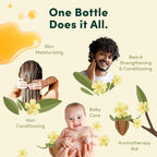 HobaCare Pure Jojoba Oil for Skin Care, Hair, Beard, Scalp Massage - 100% Unrefined Carrier Oil for Diluting Essential Oils - Natural, Hexane Free, Cruelty-Free, Long Shelf Life (16 oz)