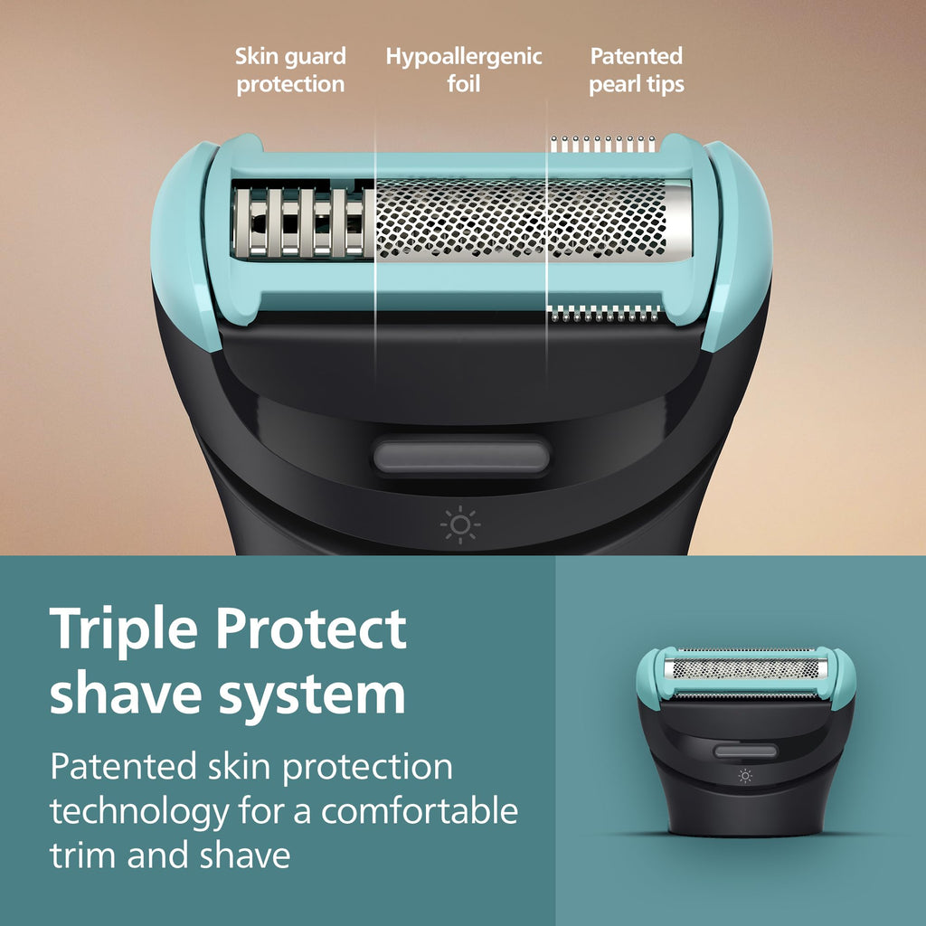 Philips Norelco Body Groomer 7000, Body & Balls, Dual Head Trimmer & Shaver