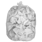 Genuine Joe High Density Can Liners, 24" x 32", 16 gal Capacity, 8 Microns, Clear, 1000 Count