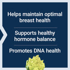 Life Extension Breast Health Formula, Breast Health Supplement, Hormone Balance, Broccoli, Soy isoflavones, indole-3-carbinol, Flaxseed lignans, Gluten Free, Non-GMO, Vegetarian, 60 Capsules