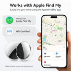 Air Tracker Tag-2 Pack, Smart Item Tags [Apple MFi Certified]