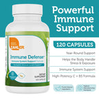 Zahler Immune Defense, Immune System Support, Certified Kosher, 120 Capsules