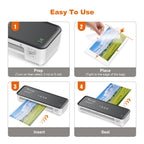 Bonsaii 9 Inch Laminator Machine with 50 Laminating Sheets, Jam-Free Tech