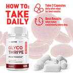 (3 Pack) Glyco Thrive Capsules, Official GlycoThrive Glycogen Support Pills with All Natural Ingredients, Advanced Formula Health Supplement with Max Strength Vitamins for Women & Men (180 Capsules)