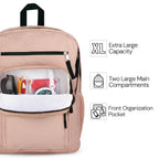 JanSport Laptop Backpack - Computer Bag with 2 Compartments, Ergonomic Shoulder Straps, 15” Laptop Sleeve, Haul Handle - Navy