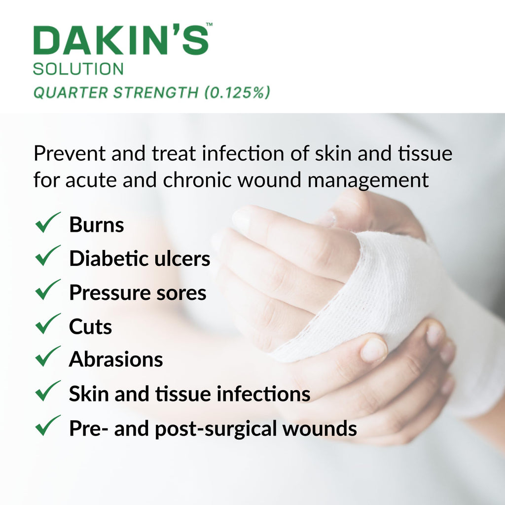 Dakin's Wound Cleanser Diluted 0.125% Wound Cleanser, 16oz