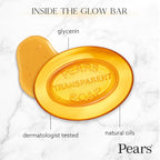 Pears Glycerin Soap Variety 12-Pack – Transparent Amber, Blue & Green Bars for Soft, Glowing Skin, 3.53 Oz Ea