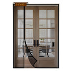 Reversible Side Opening Magnetic Screen Door for Sliding & French Doors,Upgraded PETG Mesh Anti-Tearing, Heavy Duty & Strong Magnetic, Pet and Kid Friendly - Screen Size 76"x82"