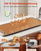 Warming Mat for Food (35"x16") - iTRUSOU Extra Large Electric Warming Tray with 7-Level Temp, 500W High-Power & 99H Timer - Rollable XL Large Food Warming Mat for Parties & Buffet
