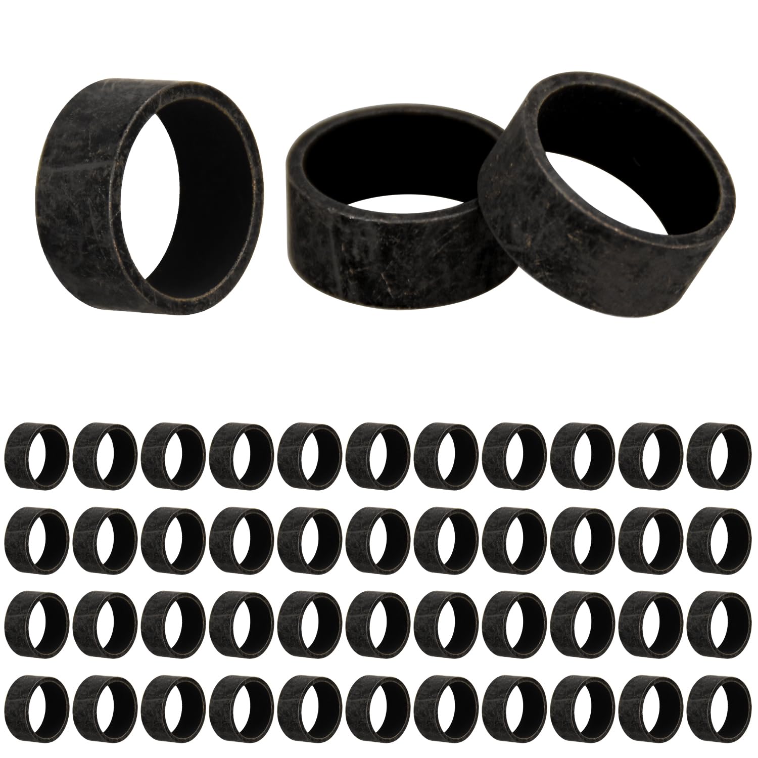 50 Pack 1/2" PEX Copper Crimp Rings, for Pex Pipe Connection
