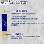 GlucoNavii Blood Glucose Test Strips, 100 Count – Blood Sugar Test Kit Replacement for GlucoNavii Glucometer – No Re-Coding – Fast 5-Second Results – Accurate Blood Sugar Test Strips – Long Expiry