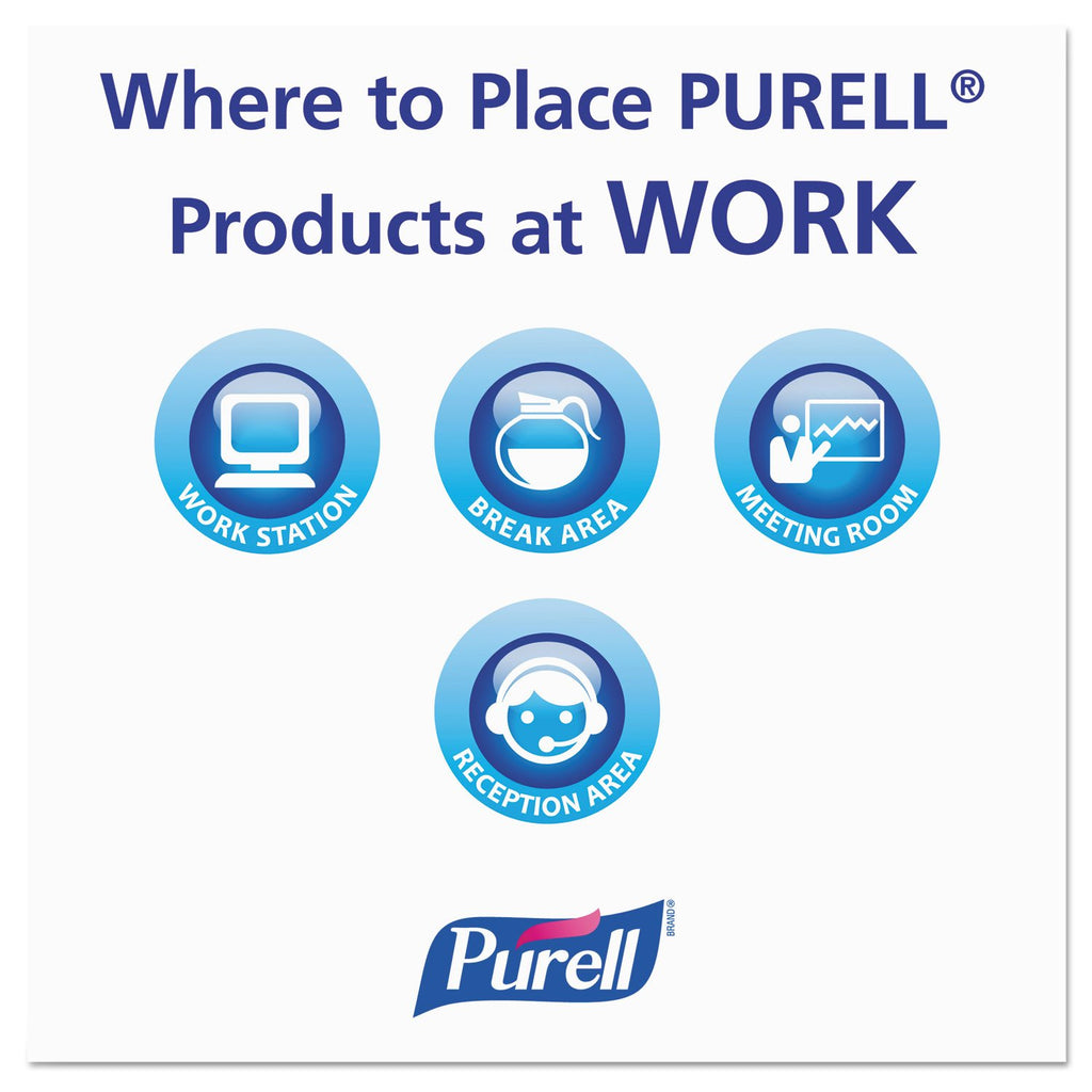 Purell Advanced Hand Sanitizer Refreshing Gel, Clean Scent, 2-Liter Pump Bottle 9625-04 (Pack of 4)