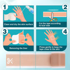 Arme Silicone Scar Tape, 1.6"x480" Silicone Scar Sheets(4 Rolls-12M) Medical Grade Scar Tape for Surgical Scars, Reusable Scar Patches, Professional Scar Removal Strips for C-Section Keloid Tummy Tuck