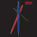 Rotring 600 Mechanical Pencil 0.5 mm Blue Full-Metal Pencil Body Hexagonal Drafting Stocking Stuffer Holiday Gifts for College Students Christmas Gifts for Teachers