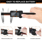HARDELL Digital Caliper 6 Inch, Caliper Measuring Tool with Large LCD