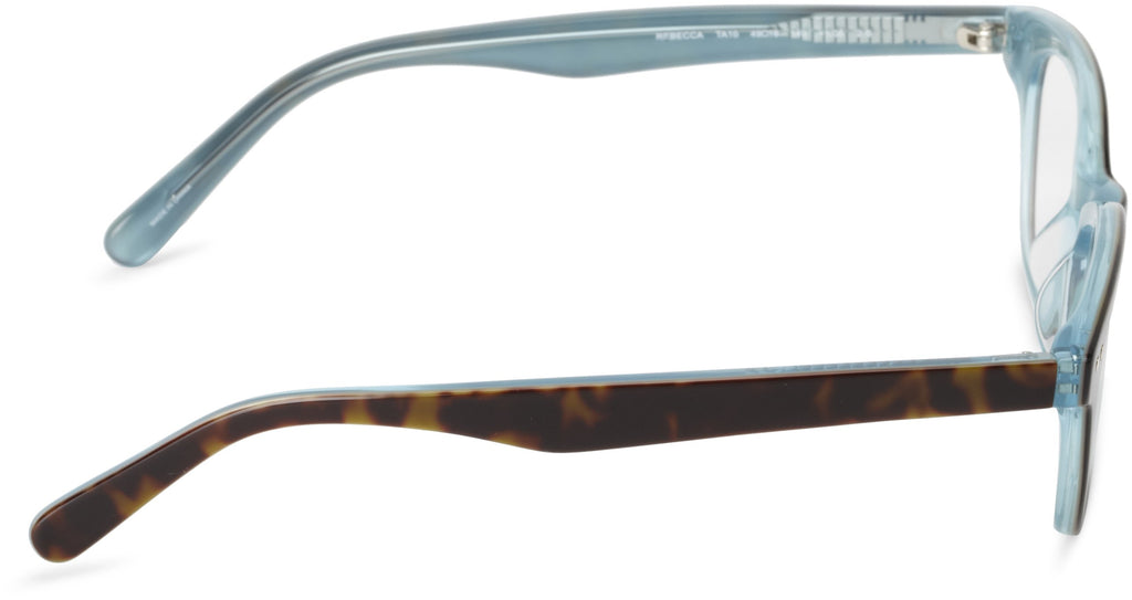 Kate Spade Women's Rebec Cat Eye Reading Glasses, Tortoise Aqua, 49 mm (1.5 x Magnification Strength)