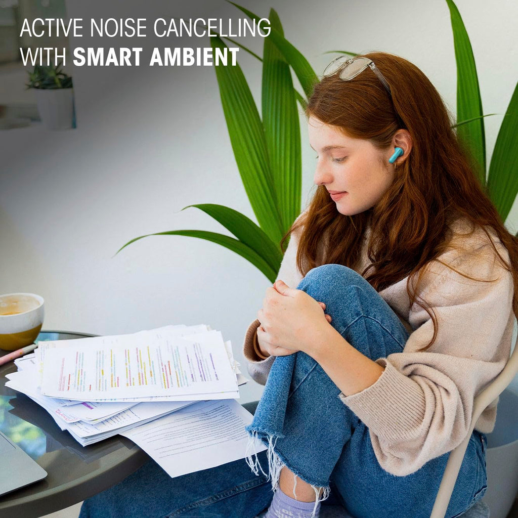 JBL Vibe Beam 2 - Noise Cancelling Earbuds - White