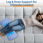 Poufs Lumbar Support Pillow for Bed Relief Back Pain: Lower Back Pillow for Sleeping - Memory Foam Waist Pillow - Back Wedge Bolster Pillow for Side, Back&Stomach Sleepers - Bed Rest Pillow