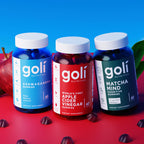 Goli Ashwagandha Gummies with KSM-66 and Vitamin D - Premium Root Extract - Vegan, Non-GMO - Mixed Berry Flavor - 60 Count (2-Pack, 120 Total)