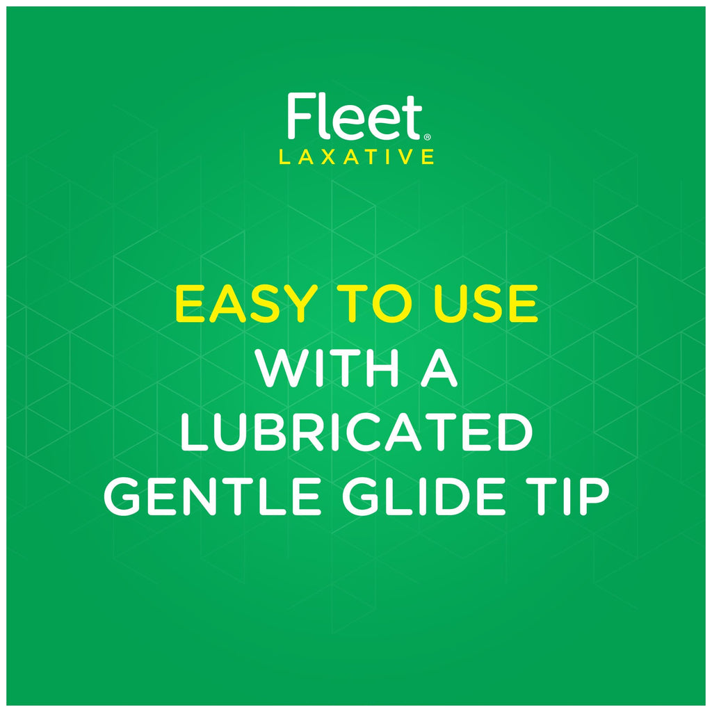 Fleet Laxative Saline Enemas for Constipation Relief for Adults, Extra Volume, 7.8 Fl Oz Each, Pack of 6 Bottles