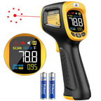 VESOGY Infrared-Thermometer-Gun-Heat-Temperature-Gun -58°F ~932°F-Auto Off Digital Laser Thermometer Gun for Cooking,Pizza Oven,Grill,Large Display IR Thermometer Temp Gun with Adjustable Emissivity