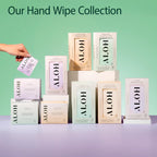ALŌH Sweet Orange Bergamot + Aloe Hand Sanitizer Wipes, Travel Size