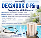 AppliaFit Tank O-Ring Compatible with Hayward DEX2400K for Micro-Clear DE, Pro-Grid DE, Super Star Clear and SwimClear Filters (2-Pack)
