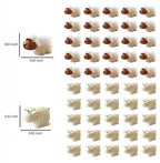 Jxpinet 150 Pcs Mini Sheep Figurines Mini Resin Sheeps for Bonsai Micro Landscape Home Garden Decor Craft