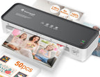 Bonsaii 9 Inch Laminator Machine with 50 Laminating Sheets, Jam-Free Tech