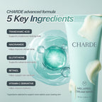 CHARDE Peel Off Cream Mask for Dark Spots, Cream-to-Clear Mask for Brighter, More Even-Looking Skin, At-Home Care Routine (50ml)