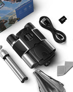 Digital Binoculars with Camera - 8X Digital Zoom, 2" LCD Display 40MP Camera 2.5K Videos Ideal for Concerts, Bird Watching, and Outdoor Adventures with 32GB SD Card - D551
