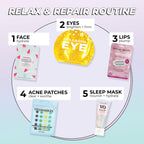 Vitamasques Face Masks Skincare Sheet Kit, 7-Pack - Juicy Collection of Triple-Layer Sheet Facial Masks - Korean Skin Care Pore Purifying, Brightening, and Hydrating